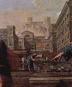 Nicolas Poussin Der Tod der Saffira oil painting reproduction